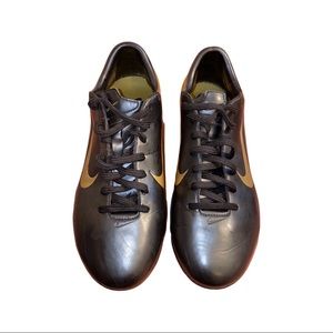 Nike Black & Gold Soccer Cleats